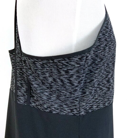 Smartwool Willow Lake Tank A-Line Dress In Black/Space Dye Sz L - Picture 12 of 16